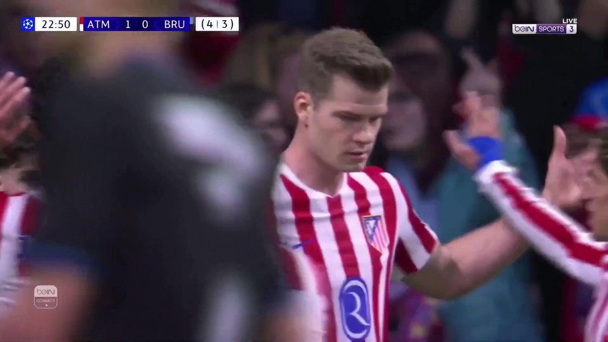 ألكسندر سورلوث يفتتح التسجيل لأتليتيكو مدريد أتليتيكو مدريد 4 كلوب بروج 3 #دوري_أبطال_أوروبا