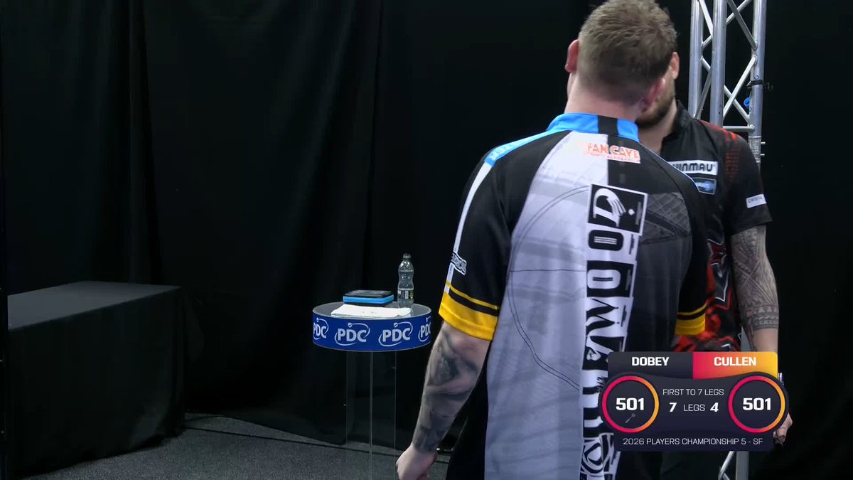 DOBEY MAKES THE FINAL! Chris Dobey makes yet another final this year on the Players Championship circuit, as Cullen misses double 16 for a 146 checkout, and Hollywood swoops in and wins 7-4! 📺 #PC5