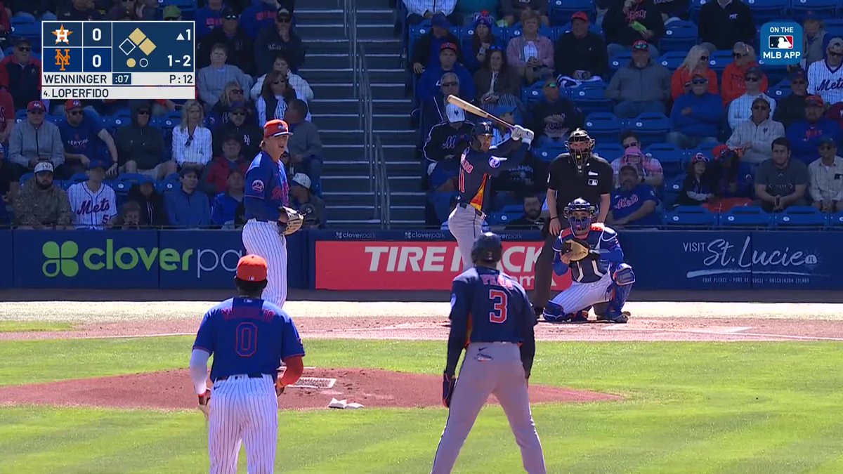 Jack Wenninger gets a pair of strikeouts and escapes the first inning