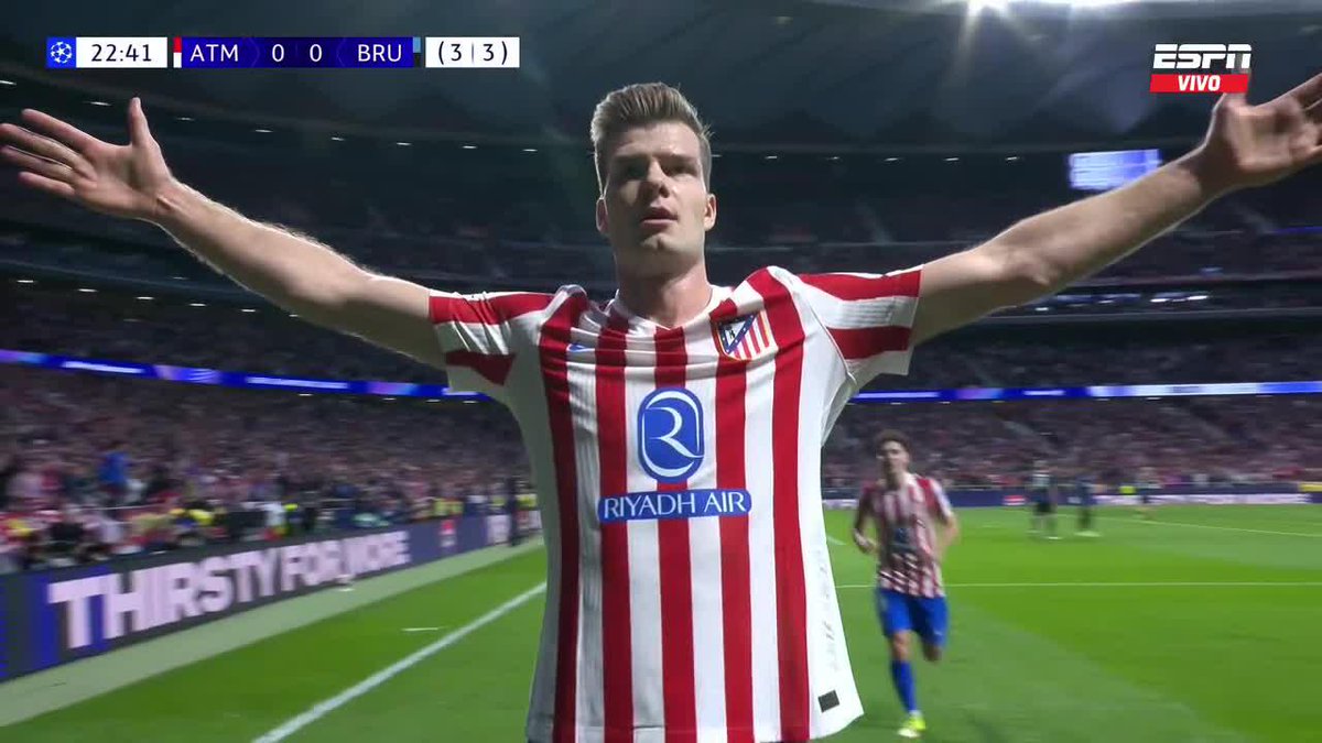 "Sorloth": Por su gol ante Brujas en la #ChampionsLeague