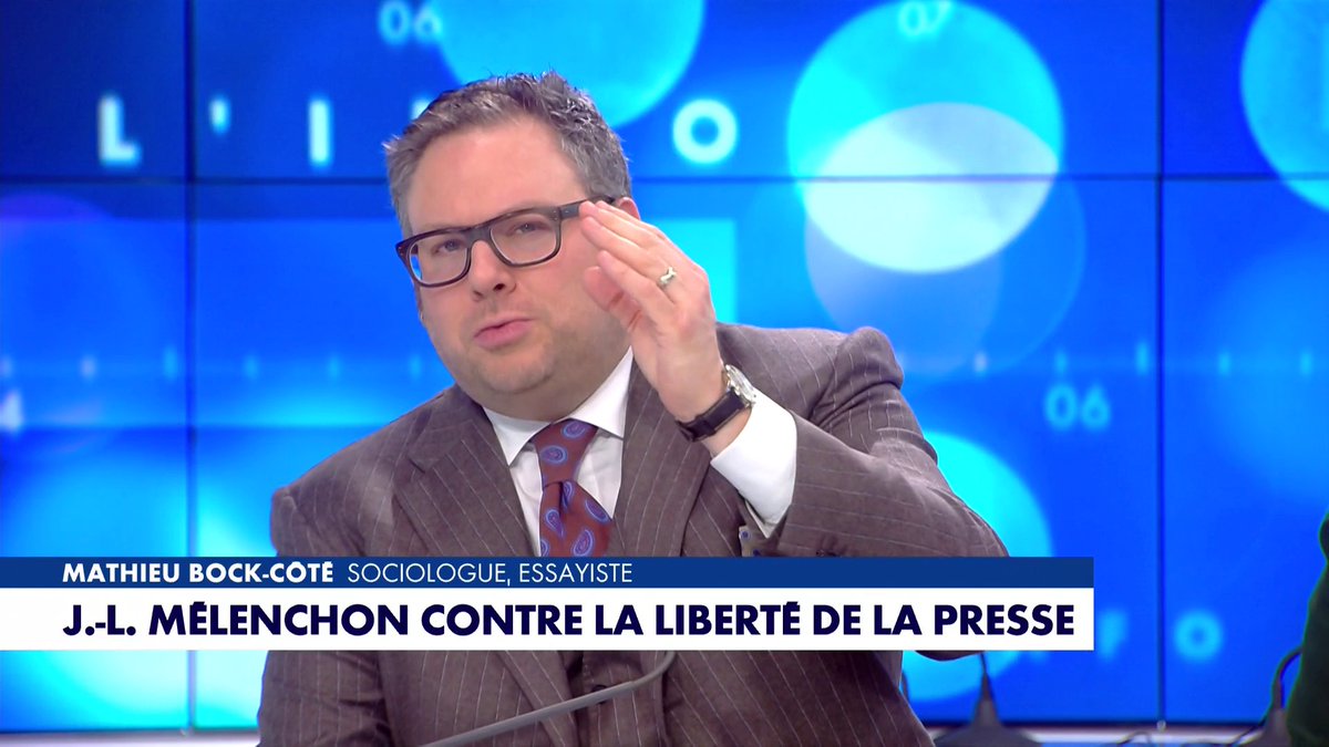 «Jean-Luc Mélenchon : contre la liberté de la presse» : l'édito de Mathieu Bock-Côté dans #Facealinfo