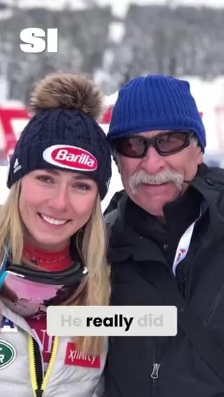 .Mikaela Shiffrin ⛷️ spoke about how her dad would react to her gold medal ❤️