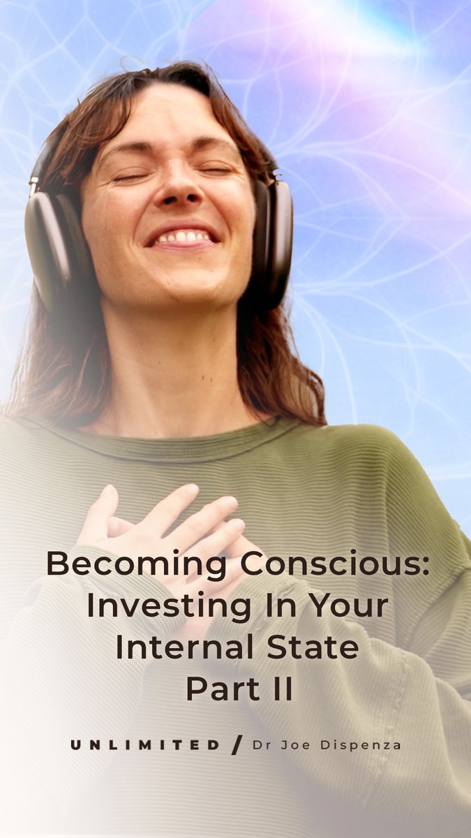 It doesn’t matter who you are. The more you practice catching yourself from going unconscious, the more you become conscious. That’s what the data shows. Learn more in Dr Joe’s latest video blog: