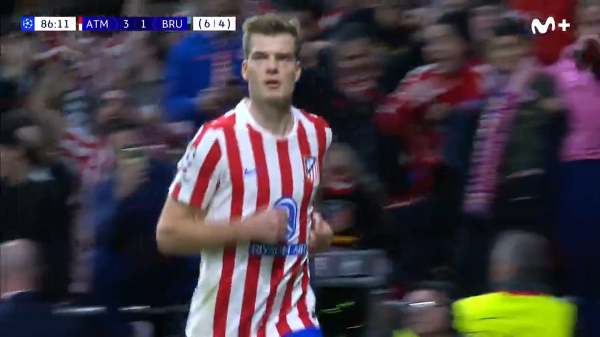 3โฃโฝ๏ธ LA NOCHE DE SORLOTH. Tres salmonazos noruegos para sellar la clasificaciรณn del Atlรฉtico de Madrid. #UCL #LaCasaDelFรบtbol