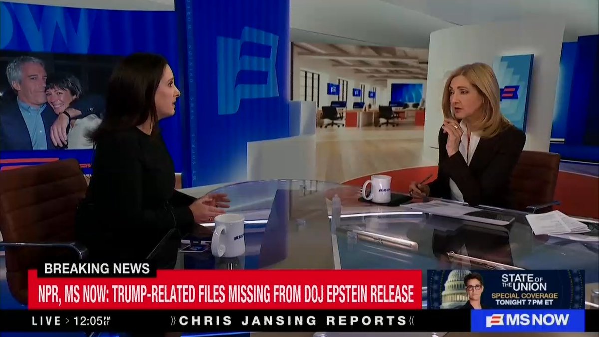 Reporter reads the allegations against Trump in the missing Epstein documents: "This woman says that she was forced to perform oral sex on the president when she was around 13 years old, and that subsequent or during that same episode, the president hit her or slapped her in the face."
