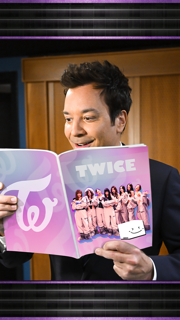 .TWICE is feelin’ all your attention 🥰 #FallonTonight #TWICEonFallon