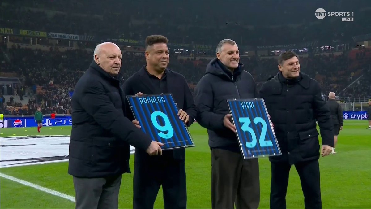 Ronaldo x Vieri 🤝 📺 TNT Sports & discovery+ UK