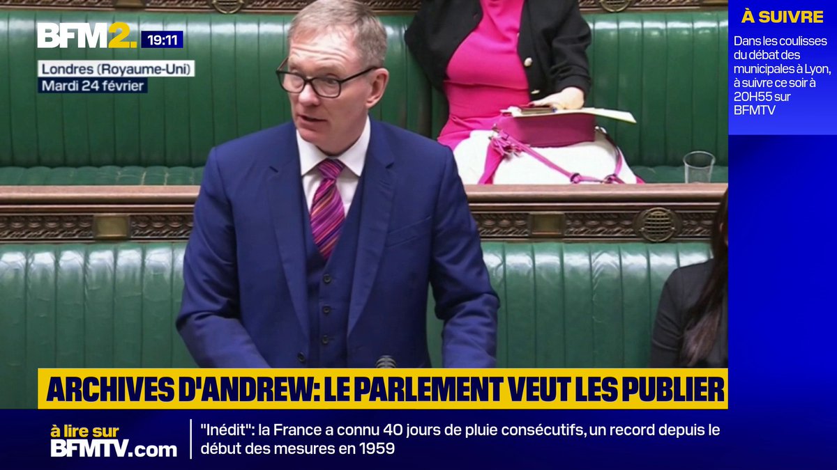 🚨ALERTE INFO "C'est bien le minimum que nous devons aux victimes de ces atrocités, commises par Epstein et d'autres", estime Chris Bryant suite à l’annonce de la publication des archives d'Andrew. Normalement, ça devrait se passer comme ça partout.