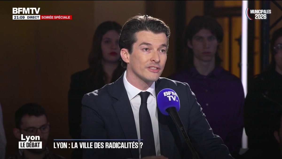 "Je pense que LFI a couvé en son sein, une organisation terroriste qui a tué à Lyon" ➡️ Alexandre Dupalais (UDR-RN), à propos de la Jeune Garde