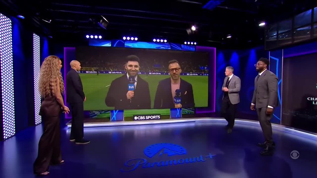 Fresh after being honored by Inter, R9 and Bobo Vieri join CBS Sports but they weren't ready for what was next 😂