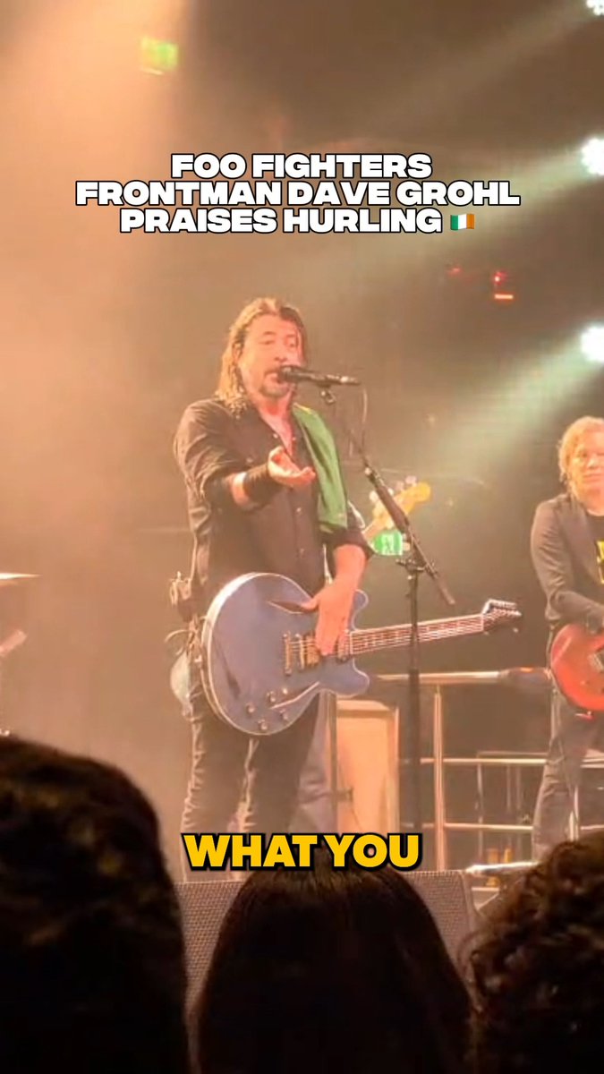 The Foo Fighters took over The Academy, Dublin for a surprise ‘rehearsal’ show, announced just 30 hours beforehand! #FooFighters #DaveGrohl #LiveMusic #Hurling