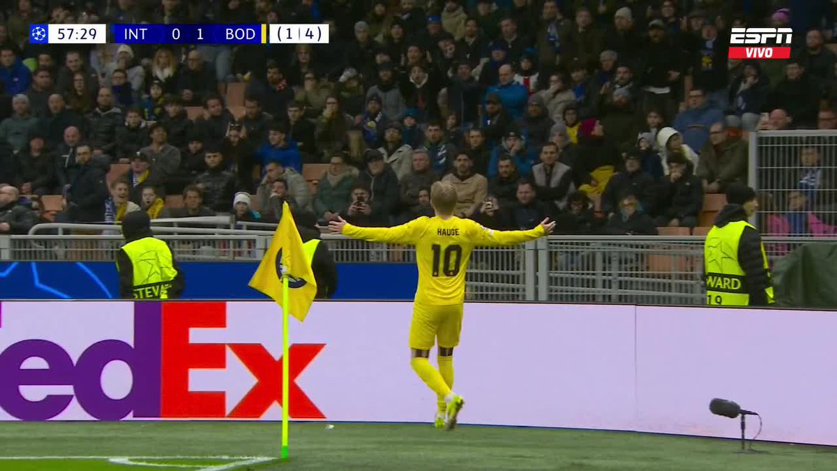 🤯🇳🇴 BODØ/GLIMT GANA 4-1 EN EL GLOBAL Y ELIMINA AL INTER EN 16VOS DE FINAL.