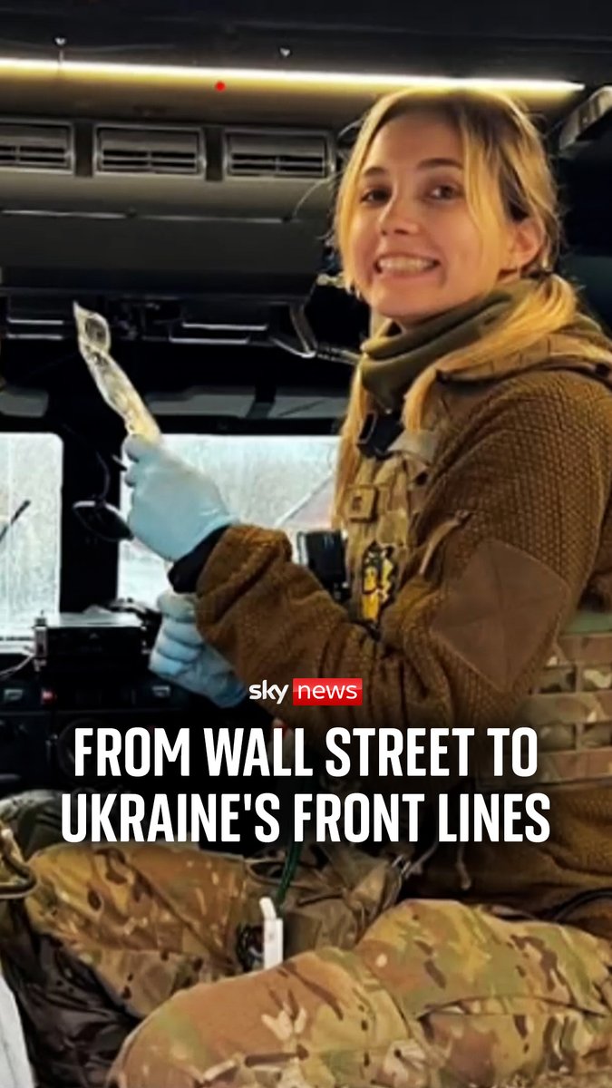 Viktoriia Honcharuk was living her dream life as an investment banking analyst in New York - but then the war began in her home country. After the invasion of Ukraine, she left to join the frontlines as a combat medic, treating wounded soldiers from both sides.