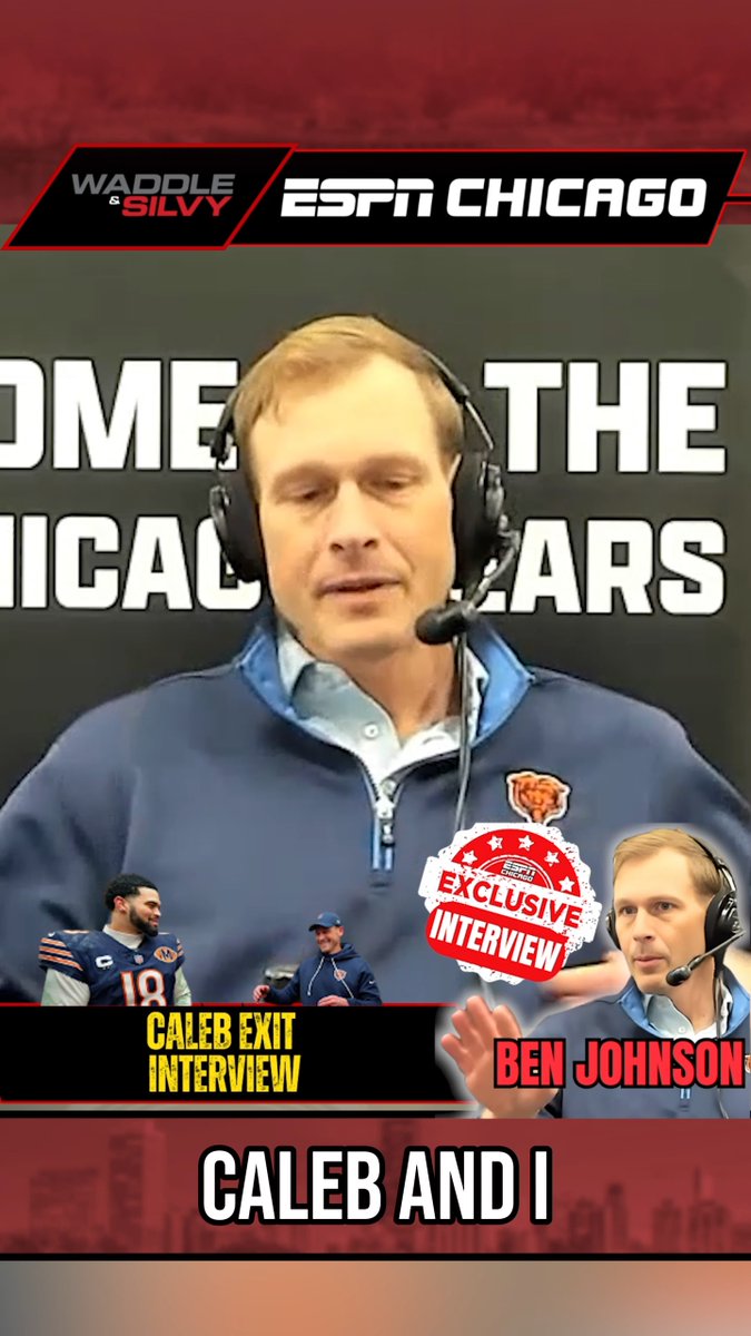 EXCLUSIVE: Ben Johnson Details His Exit Interview with Caleb Williams! FULL CONVERSATION: @waddleandsilvy X @twaddle87 #ChicagoBears #BenJohnson #CalebWilliams #BearDown #WaddleAndSilvy