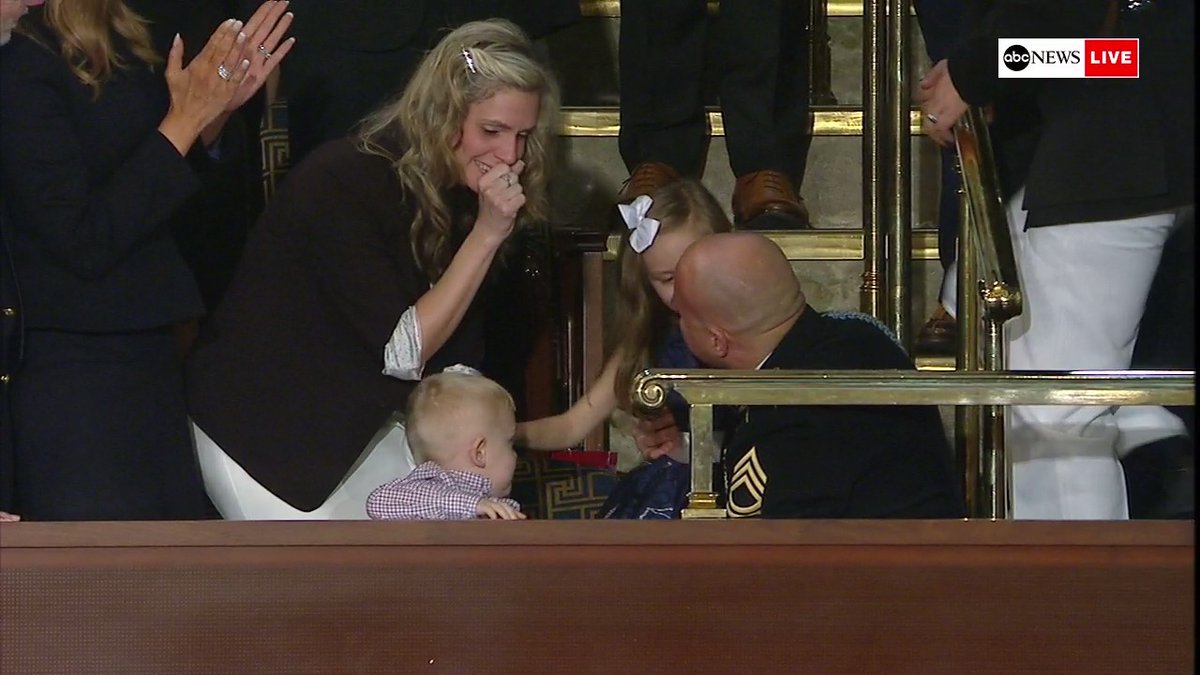 This is hands-down, my favorite State of the Union moment… 🥺🙏🏼