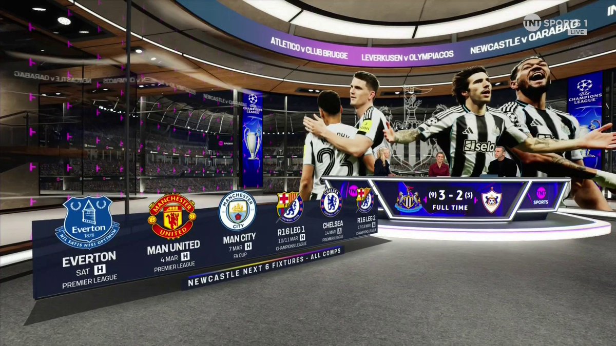 "St. James' Park will be rocking" Martin Keown and Karen Carney look ahead to Newcastle's next tie against either Barcelona or Chelsea... 🎙️ Lynsey Hipgrave 📺 TNT Sports & discovery+ UK