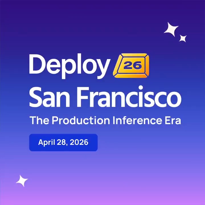 From POC to production inference. 🤖🌁 Join us at #DOdeploy in San Francisco where we'll discuss inference-first architectures, predictable inference economics, operational simplicity at scale, &amp; more.