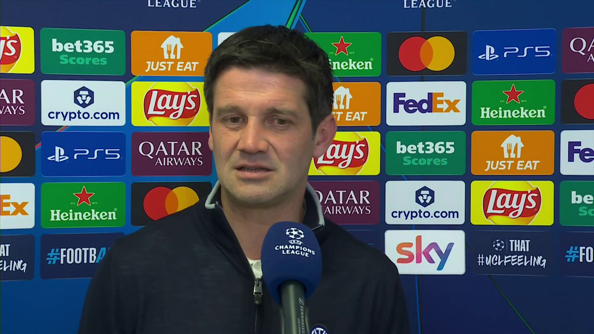 "They were better than us" Cristian Chivu gives credit where credit's due to Bodo/Glimt after they knocked Inter out of the Champions League... 🎙️ Patrick Kendrick 📺 TNT Sports &amp; discovery+ UK