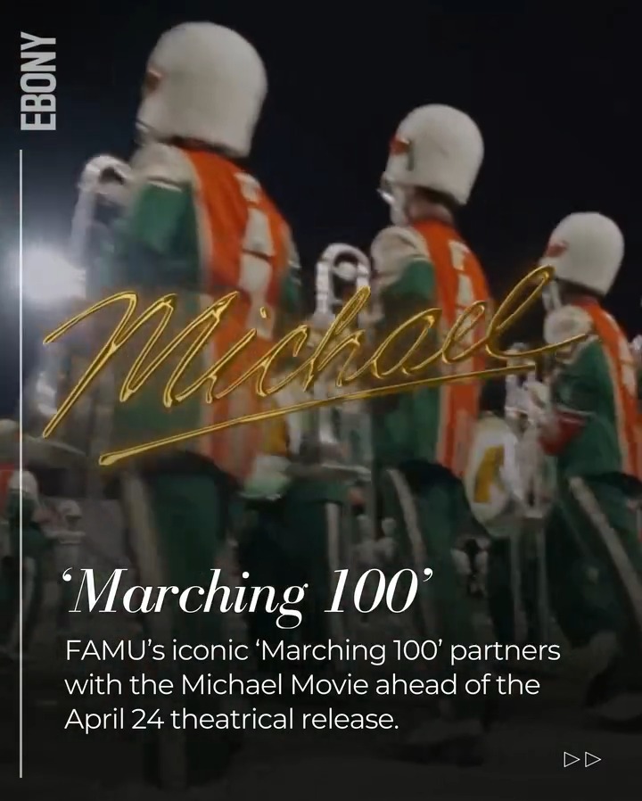 Our timeline has been drumming ever since FAMU’s 'Marching 100' teamed up with the Michael Movie in celebration of the upcoming biopic. This collaboration feels bigger than a moment. From the precision of the Marching “100” to the undeniable legacy of Michael Jackson, the energy of an HBCU institution stepping into a global rollout gives #HBCUPride a whole new meaning. This isn’t just promotion. It’s an intentional activation of tradition, pride, and Black excellence at the highest level. Will you be marching to the theaters on April 24? 🎺🖤 Credit: FAMU