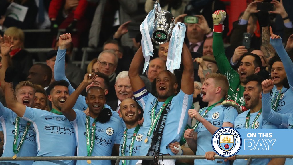 #ManCity won the Carabao Cup vs Arsenal, eight years ago today. 🏆