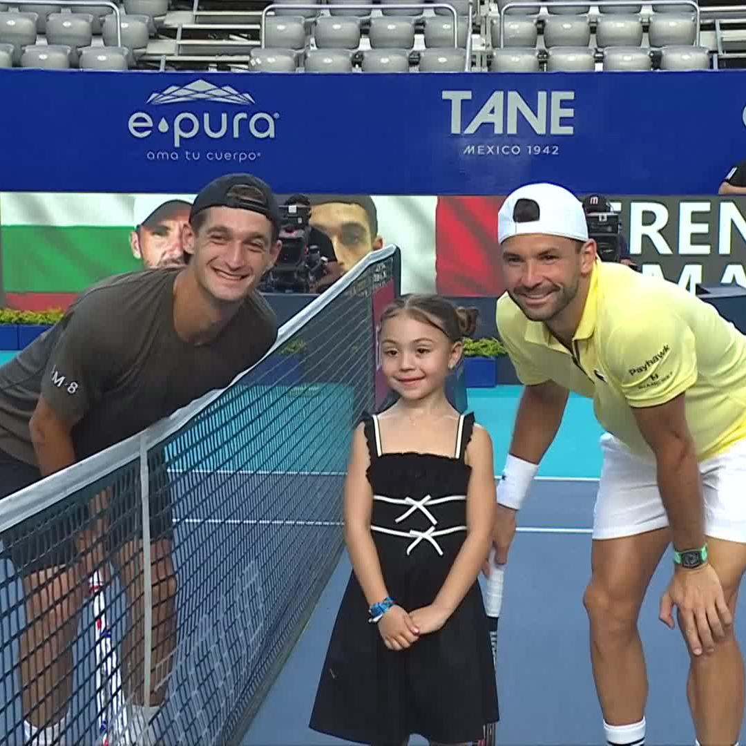 Grigor's always got time 🤩 Dimitrov and Atmane kick us off on Day 2 in Acapulco! STREAM 👉