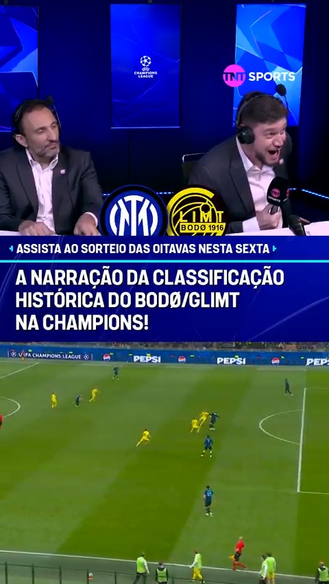 Bodø/Glimt nas oitavas e Octavio Neto na voz! 🇳🇴🎙️ Assim foi o clima da HISTÓRICA classificação do time norueguês contra a Inter, na Champions League. 🔥 #CasaDaChampions #MFM #PósJogo