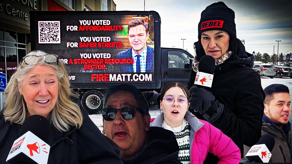 'I want my vote back': Riverbend residents furious after Matt Jeneroux defects to Liberals It was –20°C and snowing in Edmonton Riverbend, and with the help of more than 22,000 petition signers, Rebel News deployed a billboard truck through the riding to demand accountability from Matt Jeneroux after he crossed the floor to the Liberal Party. Riverbend has voted Conservative in every federal election since the riding was created in 2015. And now, without a by-election, it has a Liberal MP. Back in November, rumours surfaced that the Liberals were pressuring Jeneroux to cross the floor. When the backlash began, he publicly denied it. Soon after, he announced he was resigning, citing family reasons in what looked like a long goodbye. Less than four months later, he resurfaced at an airport press conference alongside Prime Minister Mark Carney — announcing he was joining the Liberals. He cited Carney’s speech in Davos as the moment that changed his mind. That was the explanation. No town hall. No constituency-wide consultation. No vote. Just the ol' Liberal Switcheroo. “I voted for him. I want my vote back.” Residents didn’t hold back. One woman who lives a block away from where we were parked said she had voted for Jeneroux and felt completely betrayed. REPORT by Sheila Gunn Reid:
