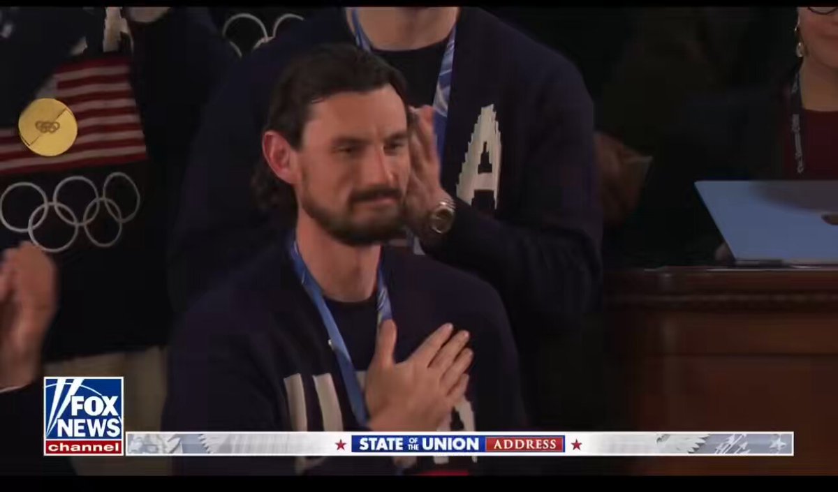 Connor Hellebuyck gets emotional when told he is receiving the Presidential Medal of Freedom. 41 saves to Olympic gold.