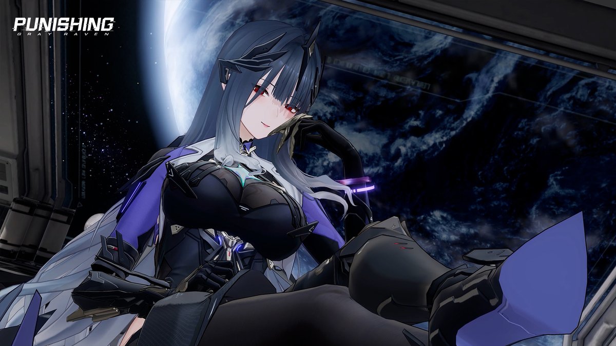 [Main Interface Animation] Caught you, little raven! Commandant, you might want to be more careful when you slack off at work (。・_・)/