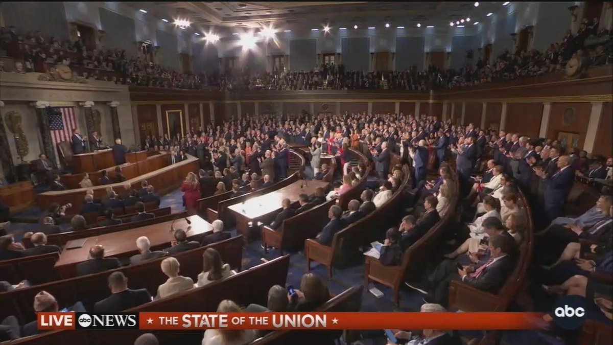Trump, pointing at congressional Democrats: "These people are crazy. I'm telling you, they're crazy."