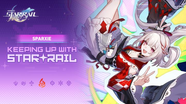 Keeping Up With Star Rail — Sparxie: Never Gonna Desert You| Honkai: Star Rail Hey, hey, hey! Can you see me? Lord Sparxie is starting a little poll in the comments section! I'm forcing you to voluntarily participate. If you prefer Lady Sparxie, please reply: "Lady Sparxie, the invincible, super-genius, beautiful idol!" If you like Sparkle more, don't reply. And sleep with one eye open tonight. Dismissed. ※ The stats displayed in the combat demo is for reference only. Please regard the launch version as final. English Voice: Owlbert — Bill Butts Yao Guang — Ari Thrash Sparxie — Lizzie Freeman Sparkle — Lizzie Freeman #HonkaiStarRail #StarRail #Sparxie