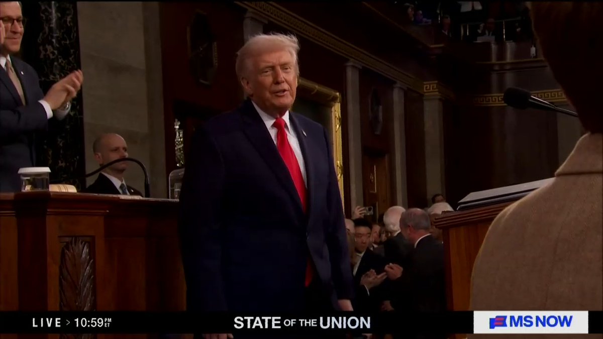 Host: You have just experienced the longest State of the Union ever in history. Over 1 hour and 47 minutes, blowing out of the water the previous record, which he himself set. The bottom line that people will take away from this speech was just how achingly long it was.