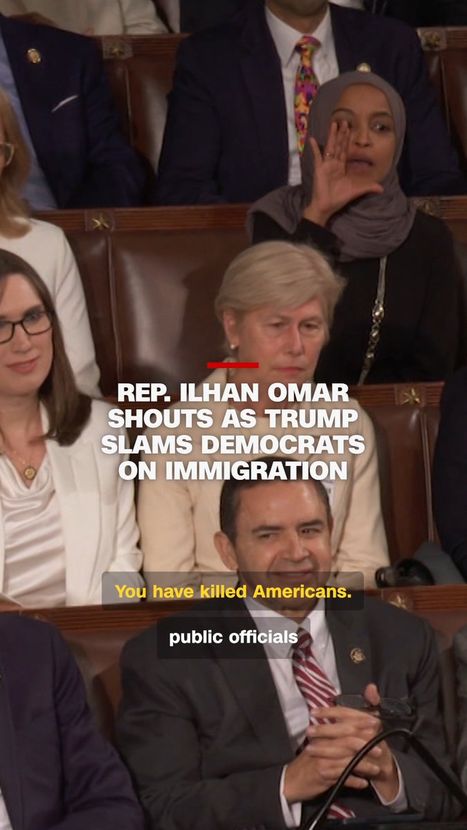 Rep. Ilhan Omar, of Minnesota shouted "you have killed Americans" as President Donald Trump slammed Democrats for demanding for reform before funding the Department of Homeland Security. Omar was referring to the federal immigration crackdown in Minnesota, where Renee Good and Alex Pretti were fatally shot by federal agents. Follow live updates: