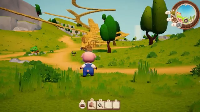 Trailer for 'Pigs and Wolf', a co-op game where you play as the 'Three Little Pigs' who have to craft their home and survive the night when the big bad wolf attacks