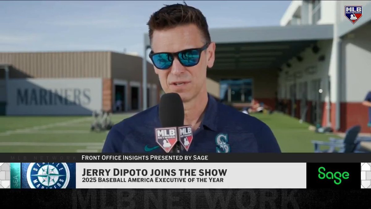 “Building this roster, it started years ago... This has been our vision for a long time.” Seattle Mariners President of Baseball Operations Jerry Dipoto discussed growing long-term success with #MLBNHotStove. MLB Network + Sage USA