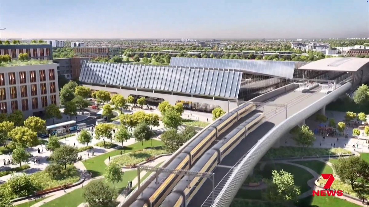 At long last, construction is finally underway for a rail link to Melbourne Airport. The groundbreaking moment ties in with a multi-billion-dollar upgrade to airport terminals at Tullamarine. Blake Johnson
