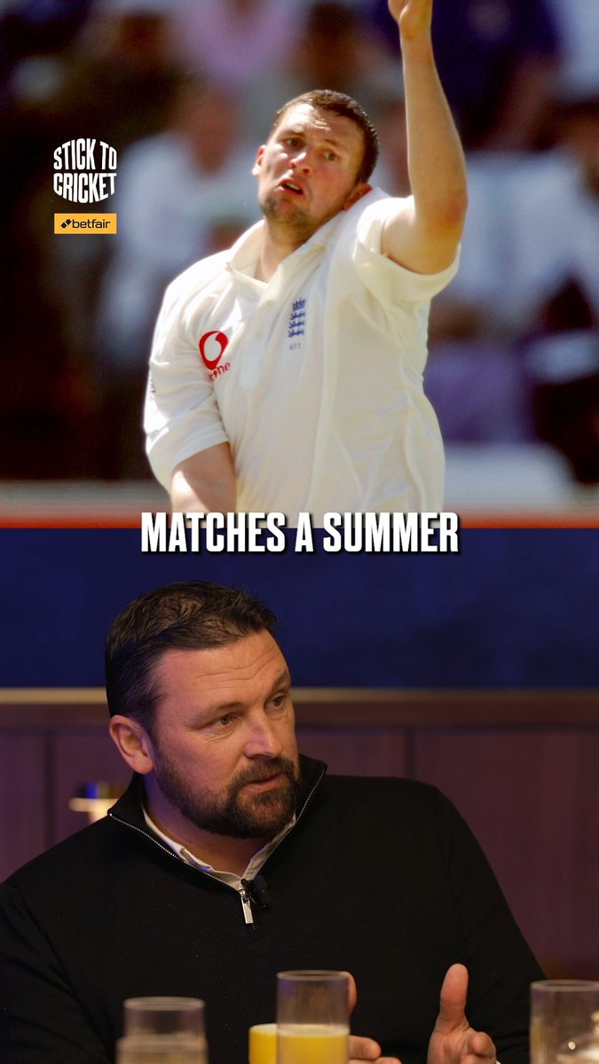 “I would be happy when pundits criticised me.” 😢 Steve Harmison recalls where his mental struggles began.