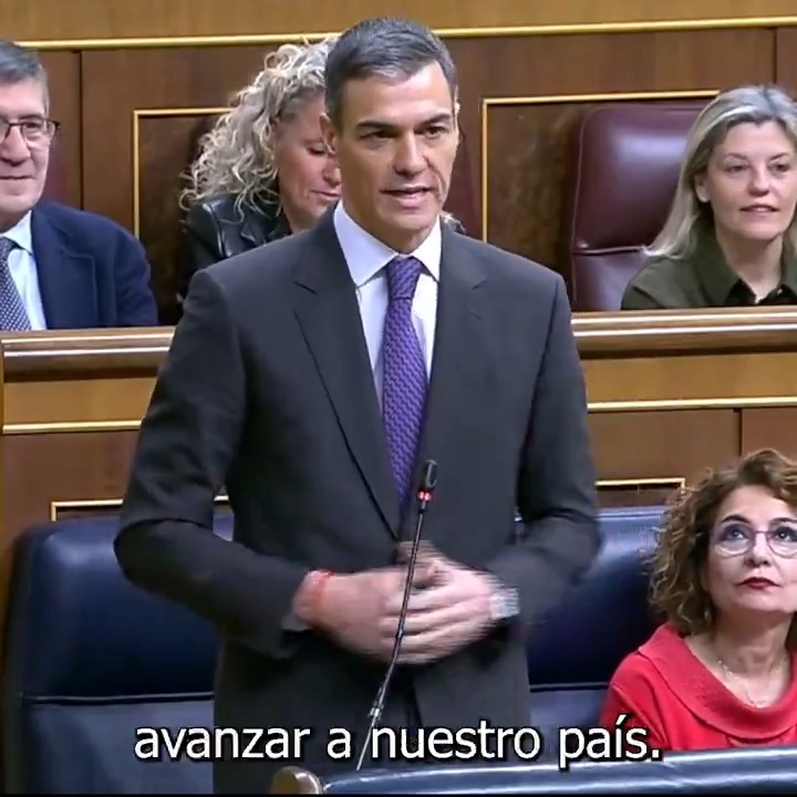 Mi responsabilidad es que España progrese. Y lo estamos logrando. España va como nunca y ustedes, señor Feijóo, mienten como siempre.