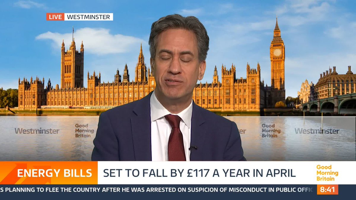 'Unemployment is up and job vacancies are down. How does that help anybody with the cost of living?' - Susanna Reid Energy Secretary Ed Miliband reacts to the Bank Of England's claims that the 'rise in the youth minimum wage is fueling the rise in youth unemployment.'