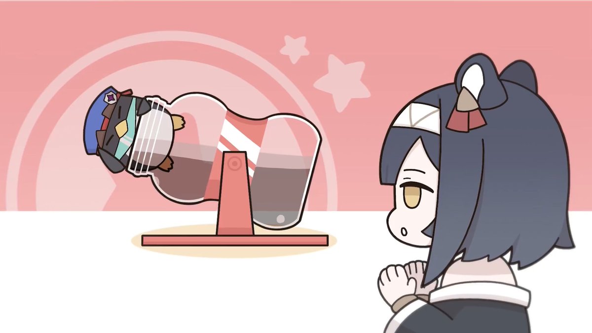 【🐧ミニ劇場🐧】 「翔べ!シャロ」 コハクが屋台で、シャロと一緒に ミニゲームに挑戦しているようです! 果たして、うまくいくのでしょうか…!? ミニゲーム「フライングシャロ」 現在開催中です✅ #ステラソラ
