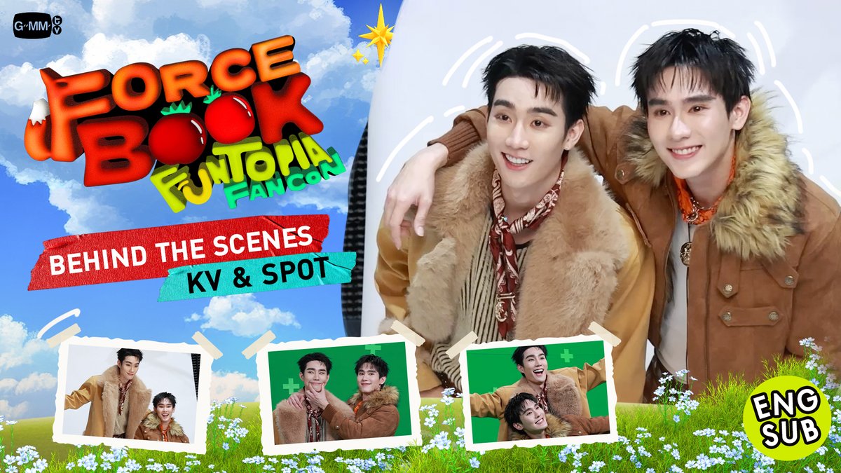 [Behind The Scenes] 'FORCE BOOK FUNTOPIA FANCON' 🌆 #ForceBookFancon 🔗 🗓️ SAT, 4 APRIL 2026 📍 Union Hall, Union Mall And worldwide live streaming via TTM LIVE 📌 TICKETS FOR ALL SEATS WILL BE AVAILABLE ONLINE ONLY AT ThaiTicketMajor ON 28 FEBRUARY 2026 AT 10 AM (Regular ticket sales through all ThaiTicketMajor channels will start on 1 March at 10 AM) 🔗 MORE INFO : #GMMTV ฟอสสึมิอาจแทนคุณได้ กษิบ๊อง (ปลูกผลเขือเทศ)
