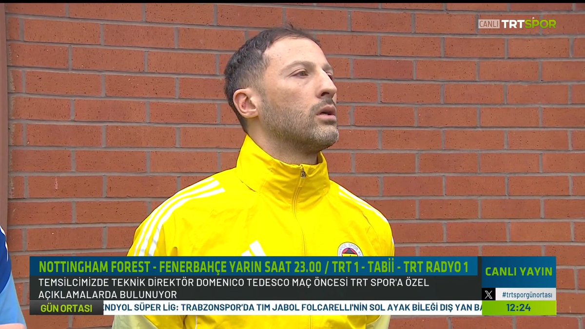 💬 "Bizi öldürmeyen şey bizi güçlendirir. Sakatlıklar için elbette bir çözüm bulacağız. Bu maçı oynamak için sabırsızlanıyorum." 🗣️🎙️ Domenico Tedesco, Nottingham Forest maçı öncesi TRT Spor'a özel açıklamalarda bulundu.