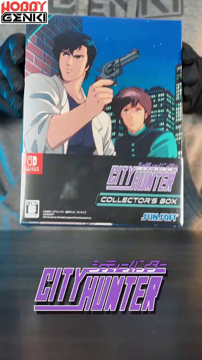 Hobby Genki for your next collector! City Hunter is a role model for many of us! The PC Engine version of "City Hunter," originally released by Sunsoft in 1990, is back on Nintendo Switch!