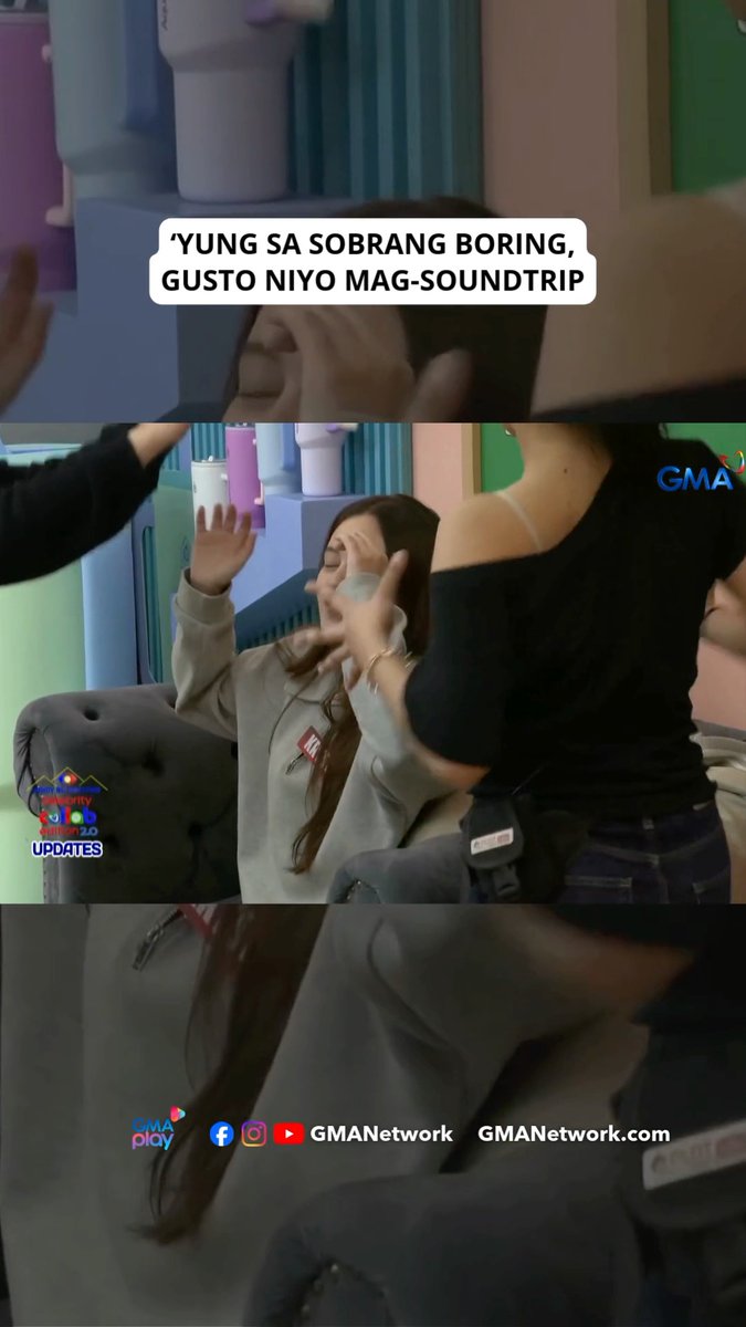 Kuya, pa-tugtog ka naman daw! 😅🎶 Don’t miss the latest #GMAPBBCollab updates! Catch them on weekdays at 10:57 AM, before TiktoClock, and at 5:40 PM, before Family Feud, on GMA! Watch the full episodes of your favorite GMA shows on the new GMA Play app. Download now on Google Play and App Store. Also available on and Android TVs! For PBB All-Access Livestream, visit: