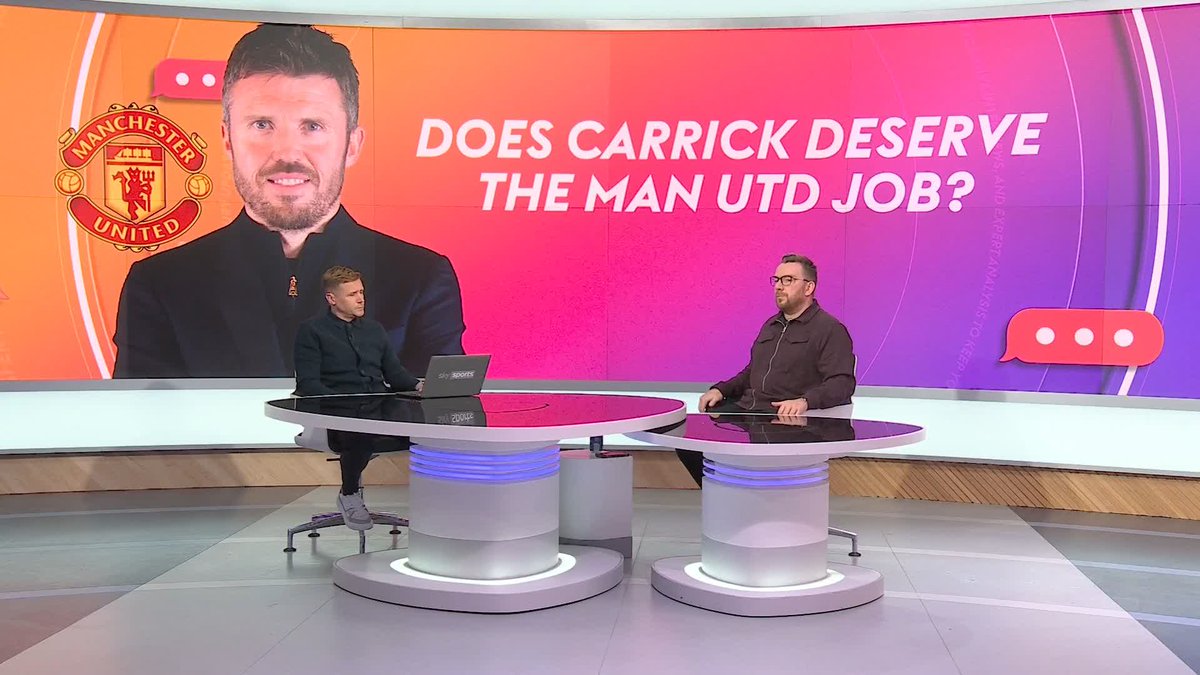 "Don't give it to him now - wait until the end of the season and see how they finish" Jamie O'Hara's assessment of if Michael Carrick should get the Manchester United job 💭