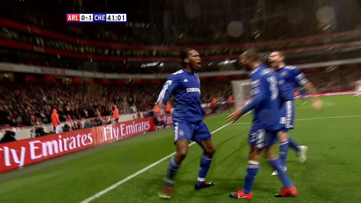 Didier Drogba vs Arsenal in 2009 🎞️