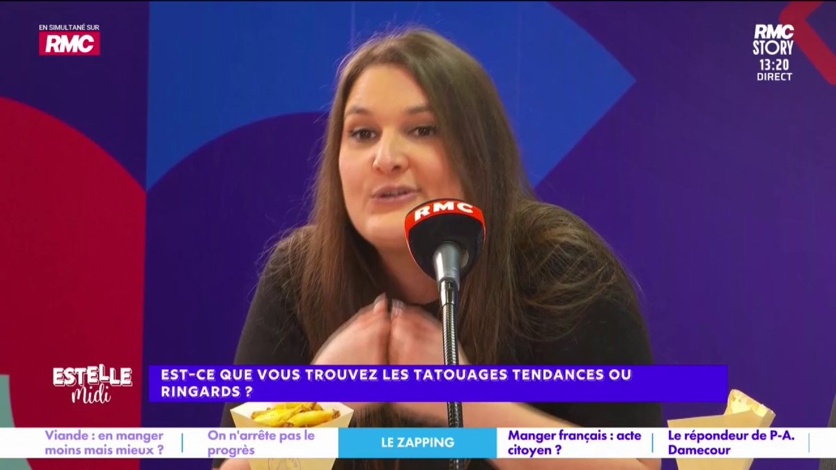 ✒️ Le tatouage : tendance ? 🎙️ Juliette Briens : "Bisous à mes amis tatoués, je n'ai rien contre vous mais admettez que vous vous êtes trompés ! Vous avez fait le tribal quand c'était la mode, le prénom de votre mémé qui ne vous a rien légué et vous regrettez !" #EstelleMidi