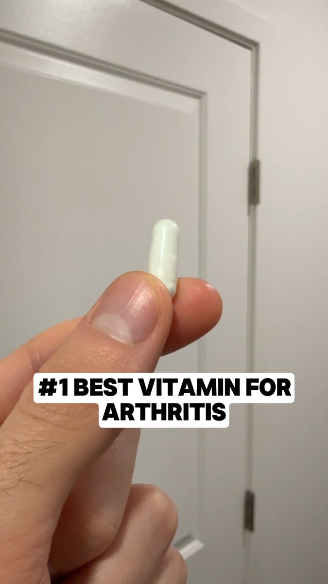 This is the #1 best vitamin for arthritis! Have you heard of it before?