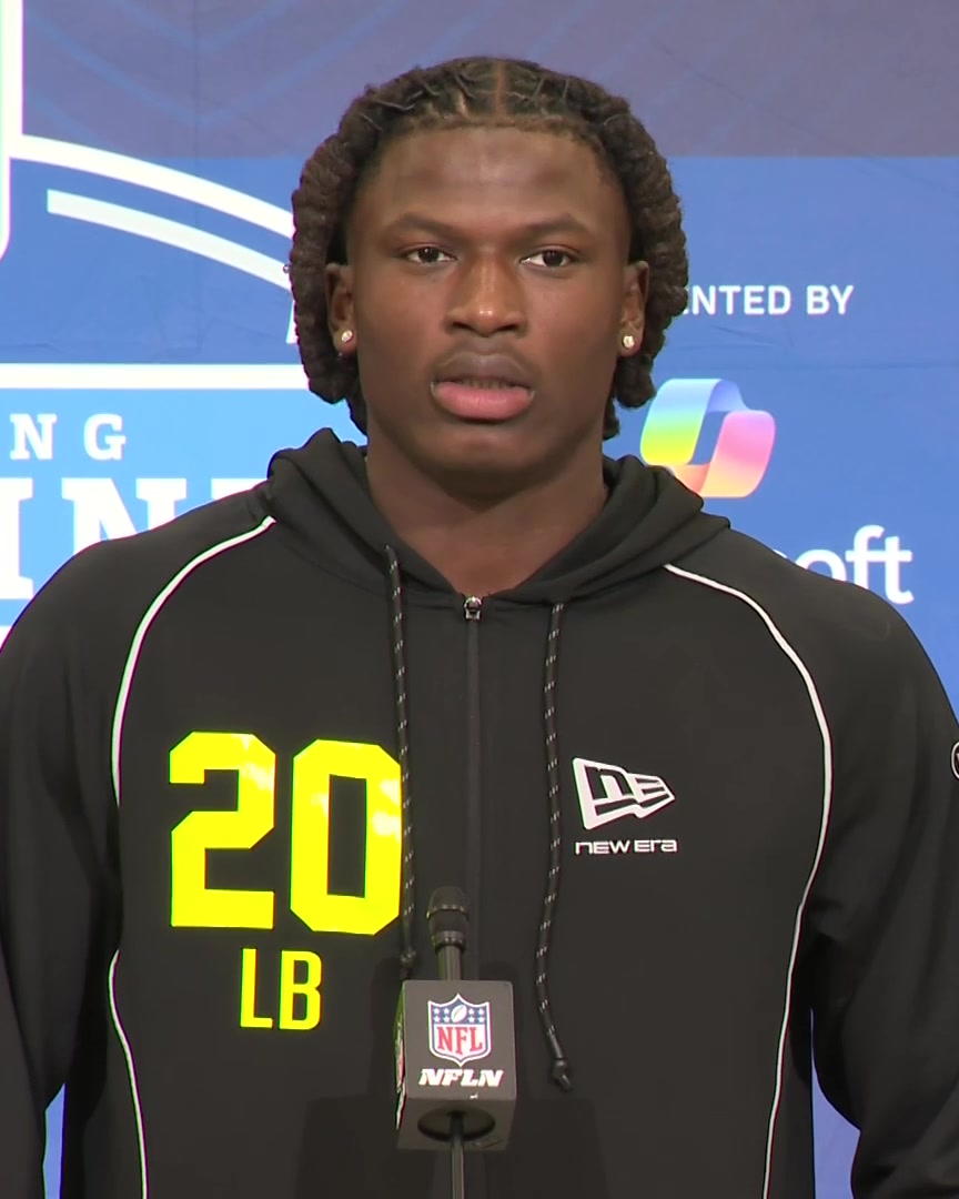 Arvell Reese has met with the Jets: "That's a serious organization, I respect the guys in that room"