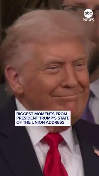 President Trump delivered his State of the Union address on Tuesday night, in which he touted his administration's achievements so far and sparred with Democrats opposed to his agenda. ABC News News' Rachel Scott reports.